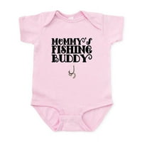 Cafepress - Mamys Fishing Buddy Body odijelo - Baby Light BodySuit, Veličina Novorođenčad - meseci