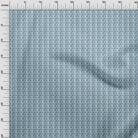 Onuone viskoze šifon plava tkanina azijski geometrijski šivaći materijal za ispis tkanina sa dvorištem