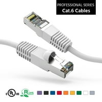 2ft mačja zaštićena Ethernet mrežom za podizanje kabla bijelo, pakovanje