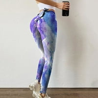 Utoimkio Clearence Wide nogu hlače za žene visoki struk Stretch Strethcy Fitness Tajice Yoga hlače Sport