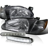 Spec-d Tuning za Corolla Crno svjetlo + signal + lampica sa 8 LED branik