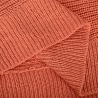 tklpehg džemperi za žene Trendy Jesen Zima topli džemper sa dugim rukavima s dugim rukavima modni pleteni