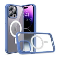 Elegantni izbornik telefona Magnetni poklopac telefona za iPhone Pro, plavi