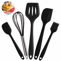 Silikonske spatule za prehranu posuđe za pečenje, kuhanje i miješanje, kuhanje i miješanje gumene gumene