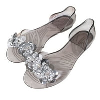 Ženske cipele Riblje ustima blještava dijamanti Ležerne modne žele cipele na plaži cipele Sandale