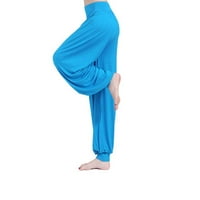 Žene visokog struka joga hlače labave chi plesne hlače modalni cvijet tai čvrsti trbuh
