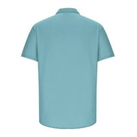 CLlios Havajske majice za muškarce Ljetna tropska košulja za tiskane košulje od labavih kratkih rukava