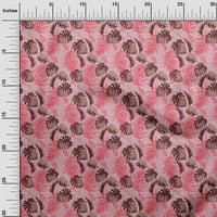 Onuone viskoznog dresa Rose Pink Tkaninski tropski list šivaći materijal za šivanje tkanina sa dvorištem