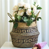IOPQO sadilice za vanjski moldgrwicker košarica sa cvijećem lonca s sklopivim košarom košara za pohranu