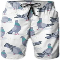 Muški plavkasti golubovi kupaćim trupovima Brze suho Swim kratke hlače Ležerne prilike na plaži Shorts