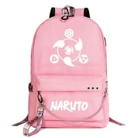 Bzdaisy Naruto ruksak sa dvostrukim bočnim džepovima, zaštita računara i USB kablom za punjenje - odgovara 15 '' laptop unise za djecu tinejdžerku