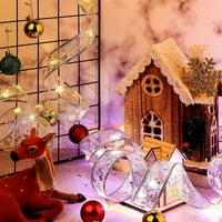 Sjajna vrpca bajka, božićna svjetla LED svjetla svjetla Vodootporna baterija, božićna svjetla za ukrašavanje drva