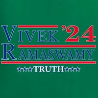 Wild Bobby Vivek Ramaswamy Truth kampanja Crveni bijeli i plavi politički ženski trkački rezervoar, Kelly, Veliki