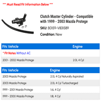 Glavni cilindar kvačila - kompatibilan sa - Mazda Protege 2002