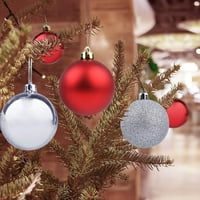 Pnellth Božićna kugla osjetljiva za više sjaja za ponovni sjaj Xmas Decor privjesak za kuglicu