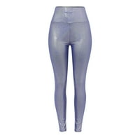 Zuwimk Široke pantalone za žene za žene, ženski opušteni ravni ravni pantni pant plavi, xl