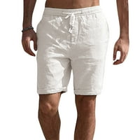 Iopqo muški kratke hlače Muške ljetne casual nacrtaju ruširane kratke hlače sa čvrstim džepom ShortsMene