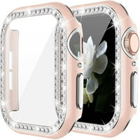 Bling staklo + poklopac za Apple Watch Case IWATCH Diamond Bumper + zaštitnik zaslona Apple Watch serija