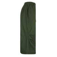 Jedno otvaranje Žene nisko struk teretni hlače za prevelike široke torbe za noge Hippie Tweatpants Srednja