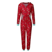 SPEM jesen zima sretan božićna odjeća koja odgovara pidžami Onesie ženske pidžame organske pamučne božićne pidžame za žene