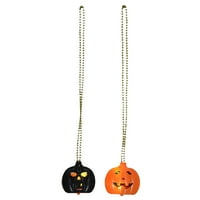 Hemoton Halloween užarena ogrlica Šarena ogrlica Privjesak Glitter ogrlica od plastičnog vrata za djecu