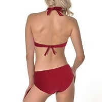 Giligiliso Clearance Ljeto Ženski kupaći kostimi Jedna moda Promaši seksi kupaći kostimi Solid Halter
