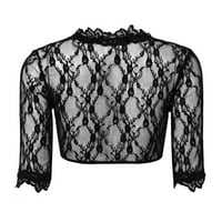 Bluza za oktoberfest bluza crna ženska dirndl bluza čipka prljavština Elegantna majica plus veličine
