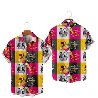 Rockabilly Majice 3D tiskani kratkih rukava Kawaii majice za djecu i odrasle