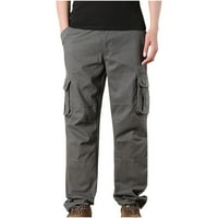 Muške taktičke riptop teretne hlače Multi-džepne tanke-mode lagane planinarske pantalone na otvorenom