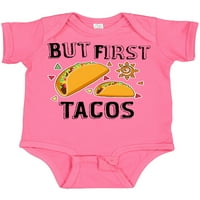 Inktastični, ali prvi tacos poklon dječji dječak ili dječji dječji bodysuit
