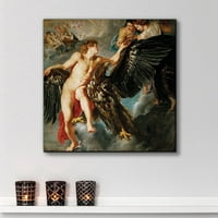 Zid - Ulje slika otmice Ganymede Petera Paula Rubensa - barokni stil - Anđeli, katolička, kršćanstvo