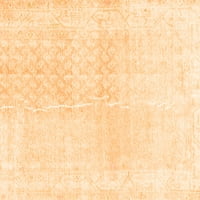 Ahgly Company Zatvoreni pravokutnik Perzijske narandžaste tradicionalne prostirke, 2 '4 '