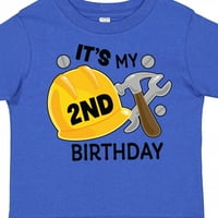 Inktastic je moj drugi rođendan sa građevinskim alatima poklon majica dječaka dječaka