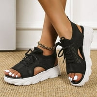 Leey-World Womenske sandale za žene za ženske cipele Bohemian non skliznu na ljetnim stanovima moda