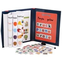Magnetna knjiga sa slovima, olovkom, gumicom i kategorijama Osnovni sadržaj znanja za predškolsku djecu