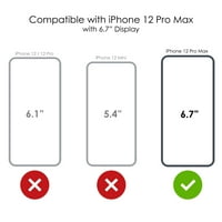 Razlikovanje Clear ShockOfofofofofoff Hybrid futrola za iPhone PRO MA - TPU branik akrilni zaštitni