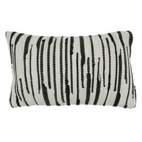 3333.bw1423bp u. Dulgong polipuni jastuk za bacanje sa crnim i bijelim dizajnom Zebri Chindi