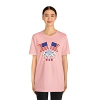 Košulja za spomen-dnevnu majicu, košulja za zastave, Amerika, crvena bijela i plava slobodna majica