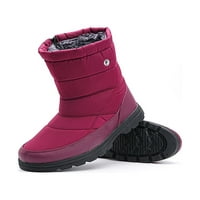 Unizne čizme klizanje na zimskom snježnom čizmu potplat pješačke čizme Lagane tople cipele MENS MID CALF izolirana crvena 8