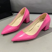 Gomelly Womens formalne seksi pumpe protiv klizanja Ležerne prilike udobne pete Lagana haljina cipele ružičaste - 4.5