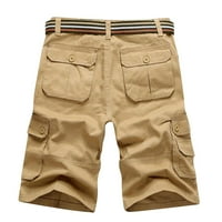 Chueoow ljetni muške kratke hlače Radne kratke hlače s više džepova patentnih patentnih zatvarača na
