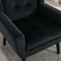 Velvet Accent stolica Moderna ergonomička fotelja Dnevna soba CHAISING LOUNGE SINGINAFA Sofe sa crnim