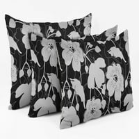 Vargottam lumbarski jastuk - ukrasni navlake za jastuk, printudwhite & Blackthemepillowcase, dekorativembumbarkushioncovers
