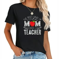Majku majke mama podiže majicu za majicu na ormaru za nastavniku