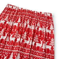XKWYSHOP Family Božićni koji odgovara pidžami Postavi Božićne jamstva za parove Xmas Elk PJS odmor za