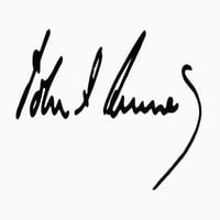 John F. Kennedy n. 35. predsjednik Sjedinjenih Država. Autografski potpis. Poster Print by
