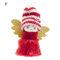 Handeo plišana visi igračka ukrasna anđela lutka Xmas Tree Ornament Kid poklon viseći privjesak za Božić