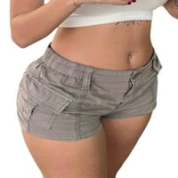 Žene casual visokih struka Teretne kratke hlače Y2K Egirls Hot Hlače Ljetna sjekcija