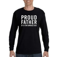 Xtrafly odjeća za muškarce ponosna otac malo dječjeg oca dan tata dugih rukava majica
