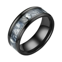 Mortilo prstenovi zamrznute silene uzorak umetnuli su relisterne od legure za žene muškarci izvrsni prsten nakit poklon prstenovi za prijatelje djevojke dječake nakit čišćenje plave 6
